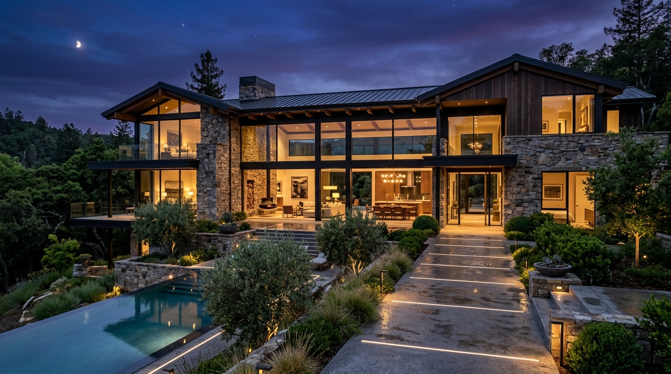 Contemporary Stone & Timber Residence